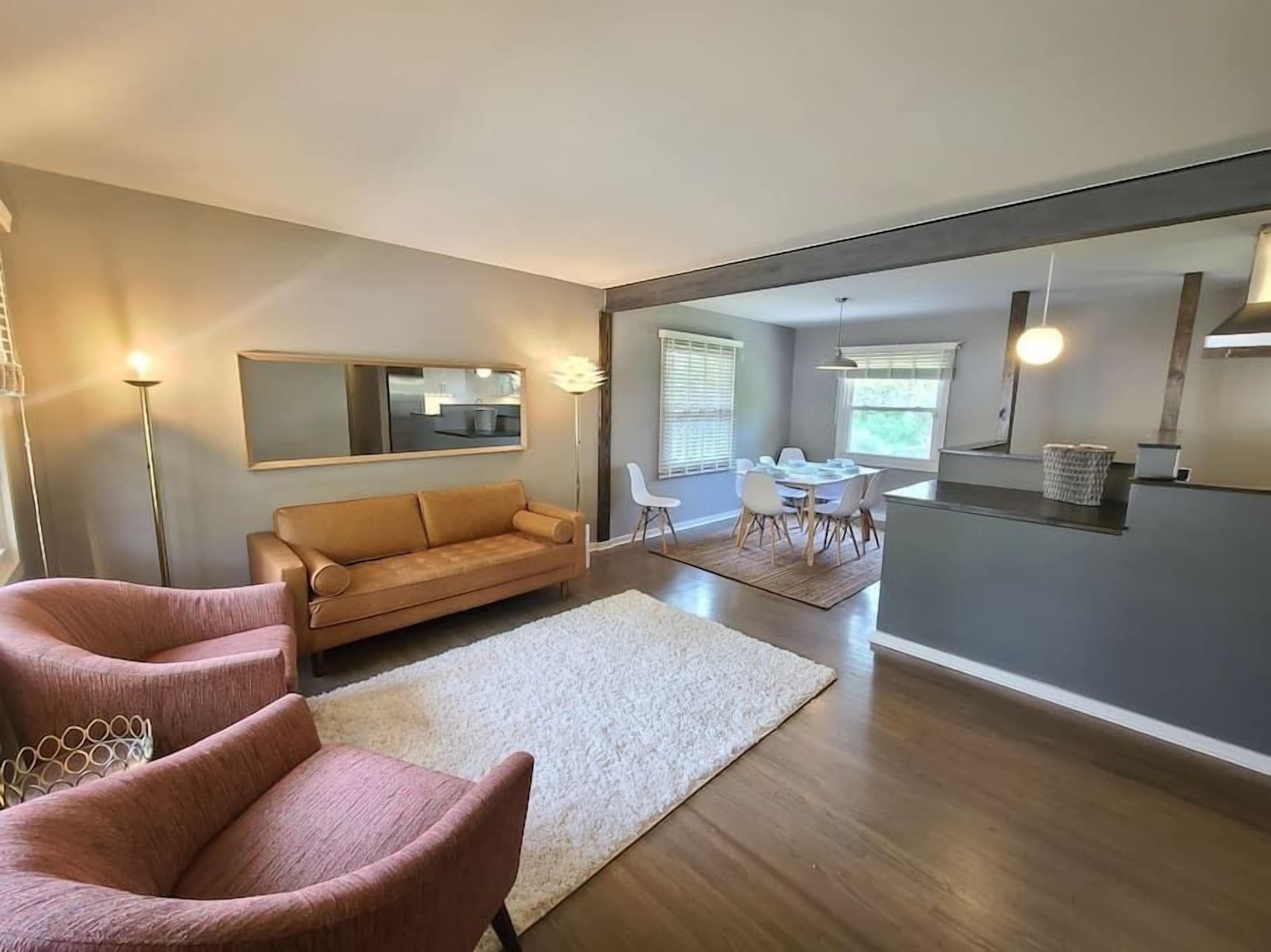 Lovely garden home located steps from the water.