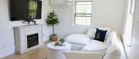 تلفزيون، مدفأة