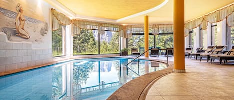 Indoor pool, a heated pool