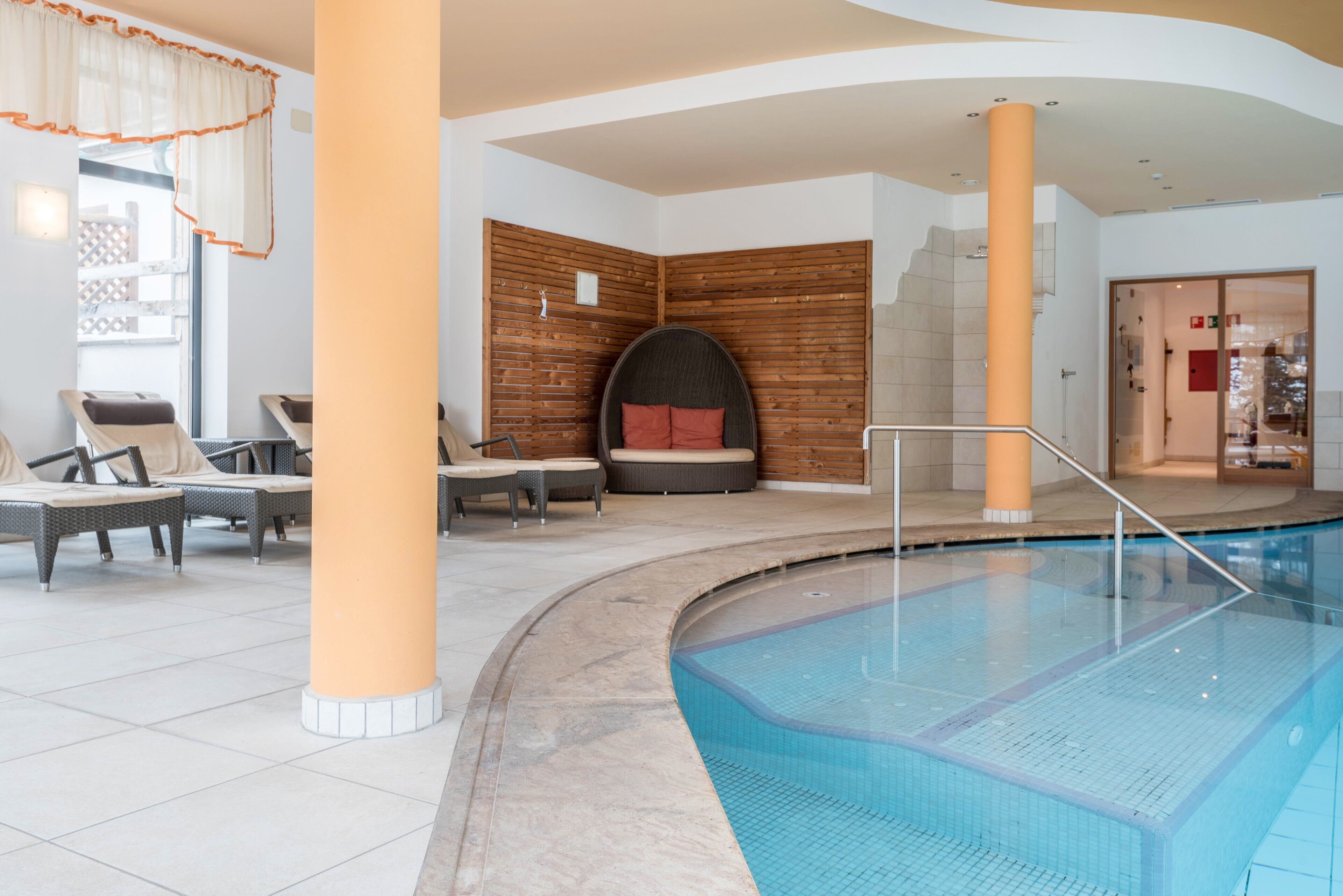Indoor pool, a heated pool