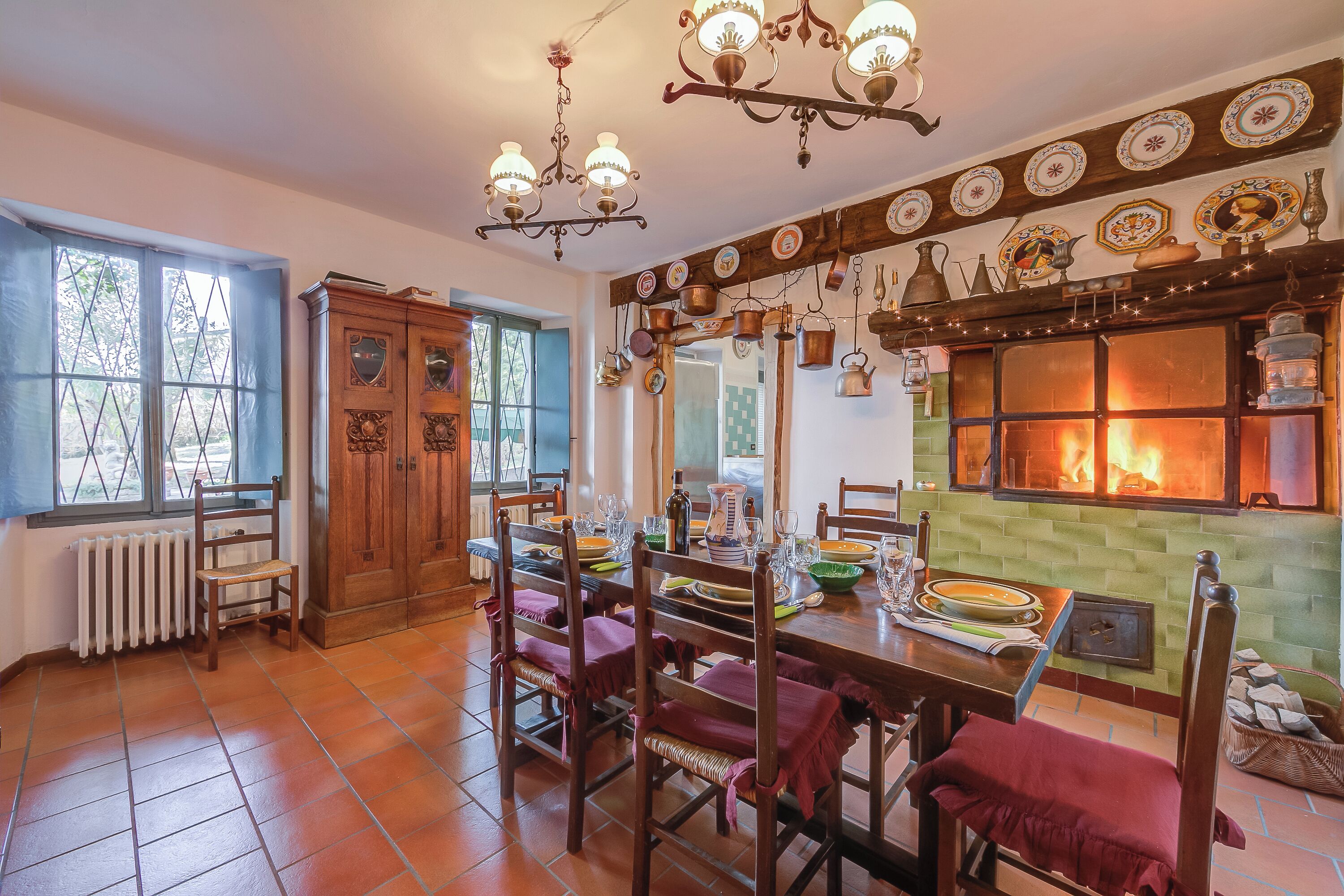 Standard Villa, Multiple Bedrooms, Mountainside (Charming Villa I Tre Archi) | Dining