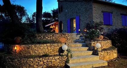 Magnifique villa avec piscine et jardin clos et arboré