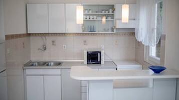 Apartment (Two Bedroom Apartment with Balcony an) | Private kitchen | Fridge