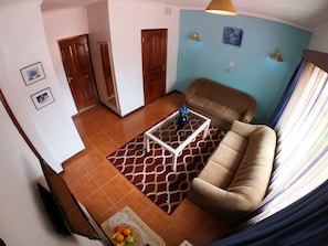 Familien-Dreibettzimmer | Wohnbereich