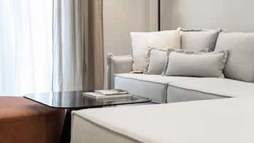 都會公寓, 2 間臥室, 陽台 | 起居區 | 50-吋電漿電視、數位頻道、電視、Netflix