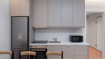 都會公寓, 2 間臥室, 陽台 | 私人廚房 | 大型冰箱、微波爐、烤箱、洗碗機