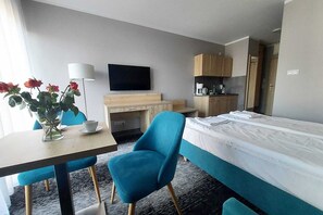Bed sheets - Studio in Poland near Beach Promenade (Swinoujscie)