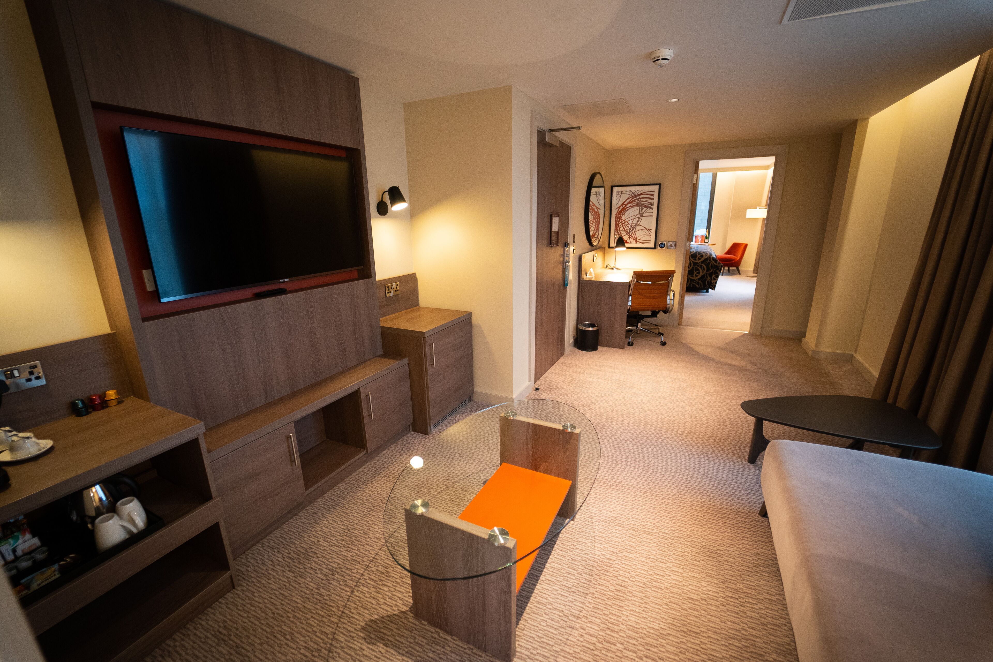 two bedroom suite | 1 bedroom, in-room safe, desk, laptop workspace