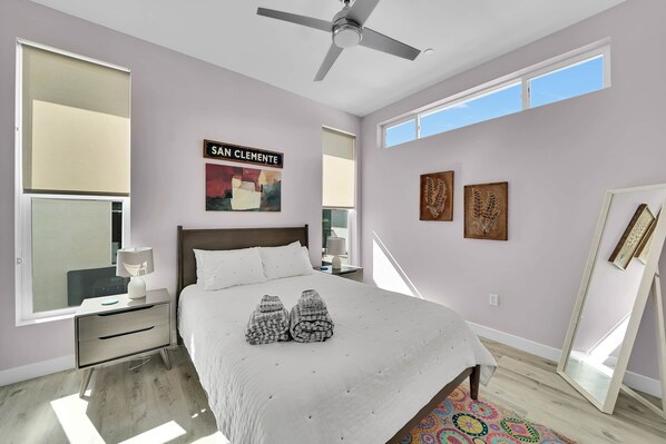 1 chambre, fer et planche à repasser, Wi-Fi, literie fournie