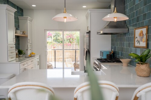 Brand new 4 bedroom with 2  master suites and pool, steps to the beach.