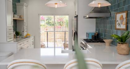 Brand new 4 bedroom with 2 master suites and pool, steps to the beach.