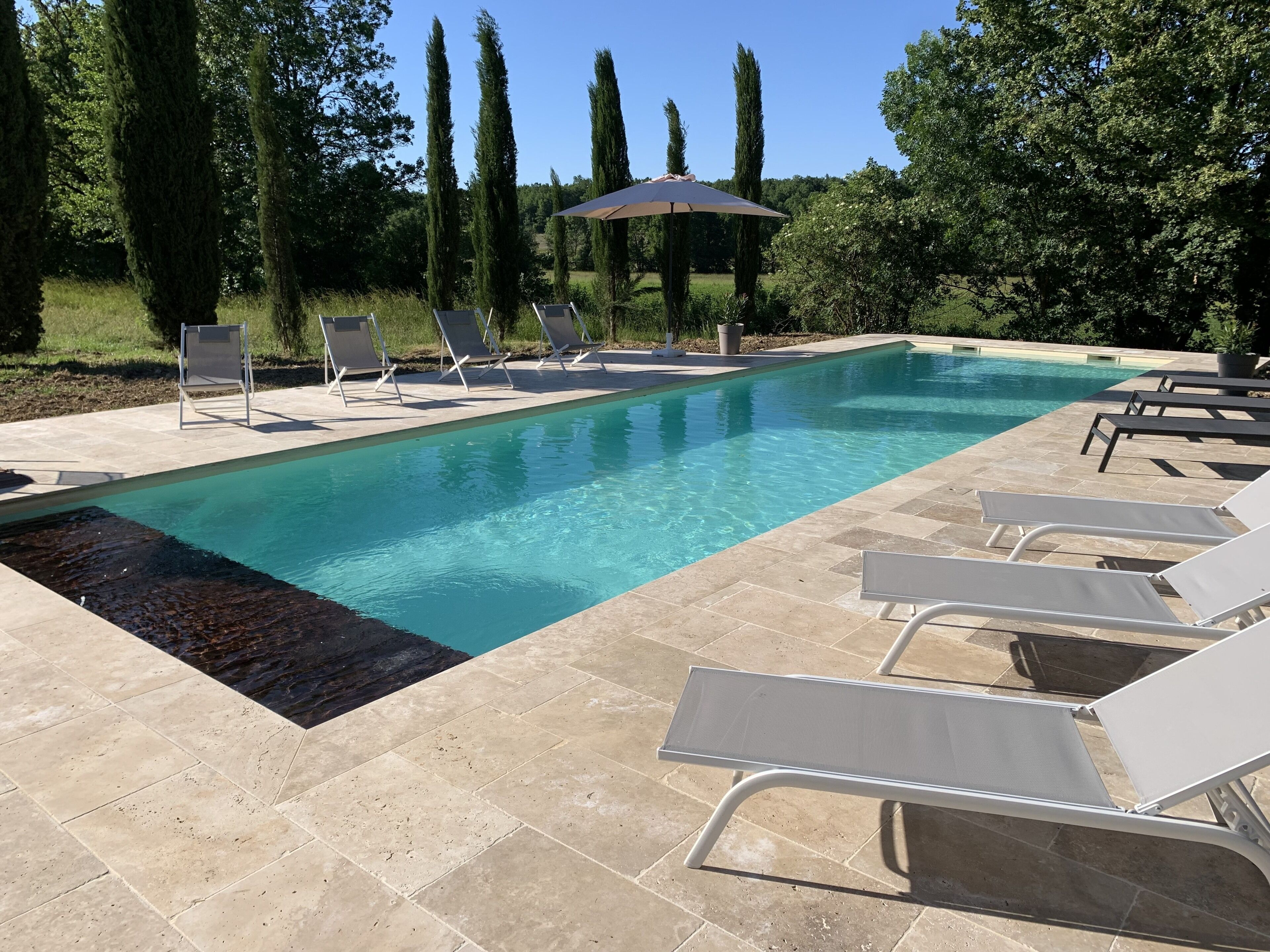 Large family home with heated saltwater pool and large garden