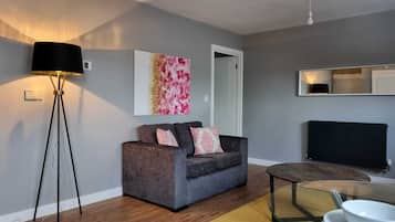 Appartamento, 1 letto queen con divano letto | Soggiorno