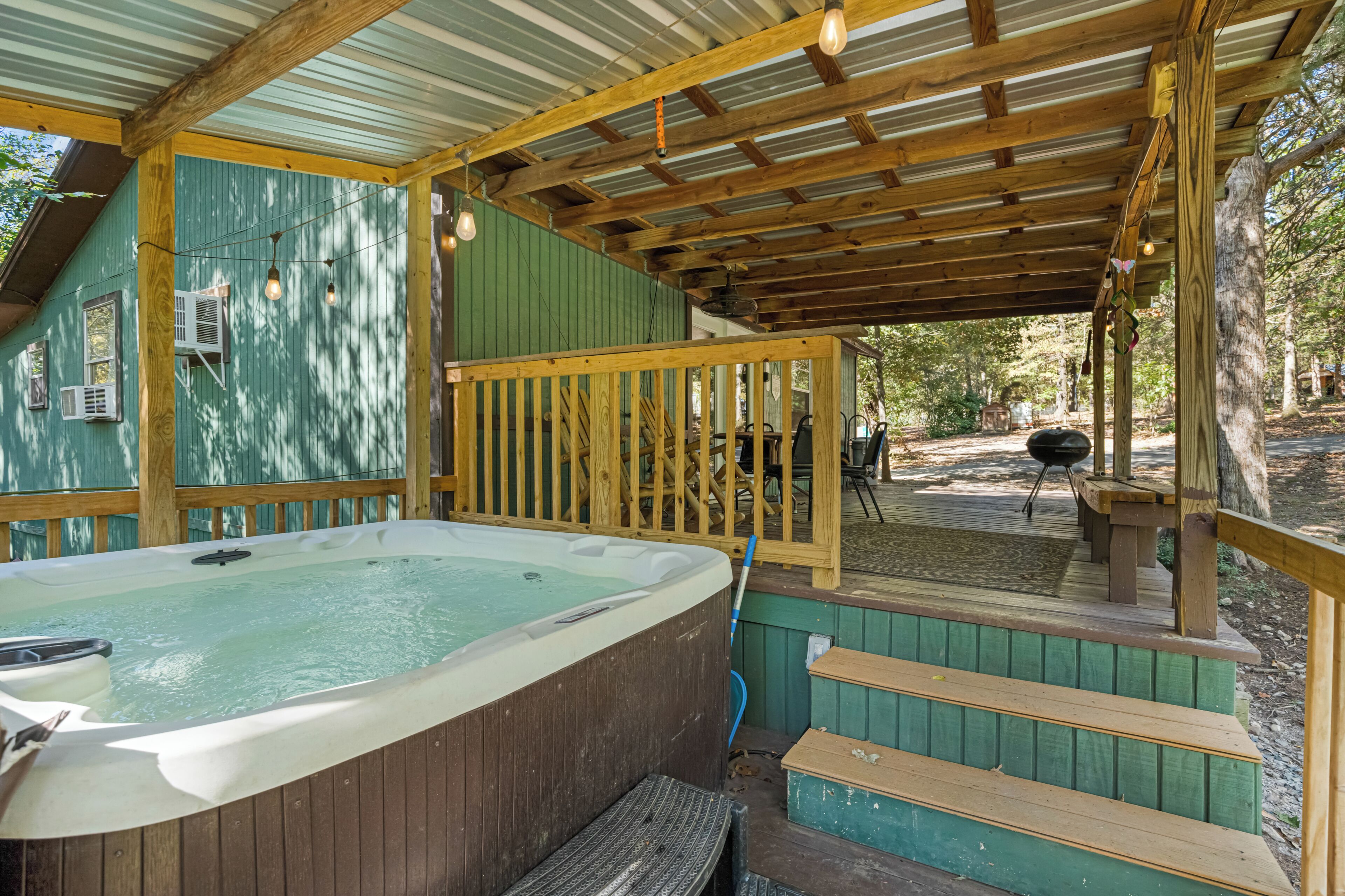 Magnolia Cabin | Teras/patio