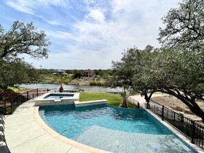 Una piscina riscaldata