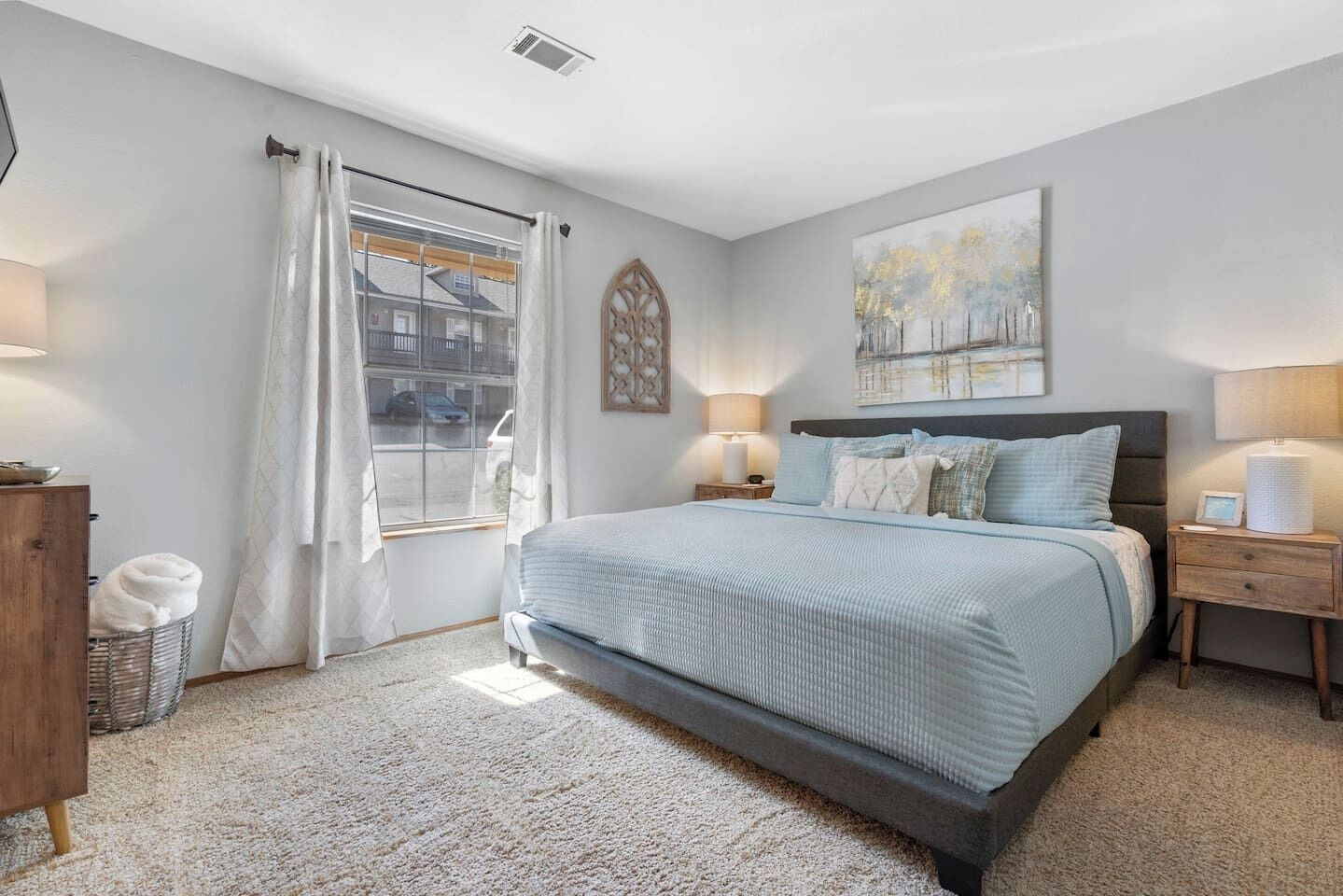 1 bedroom, iron/ironing board, travel crib, free WiFi