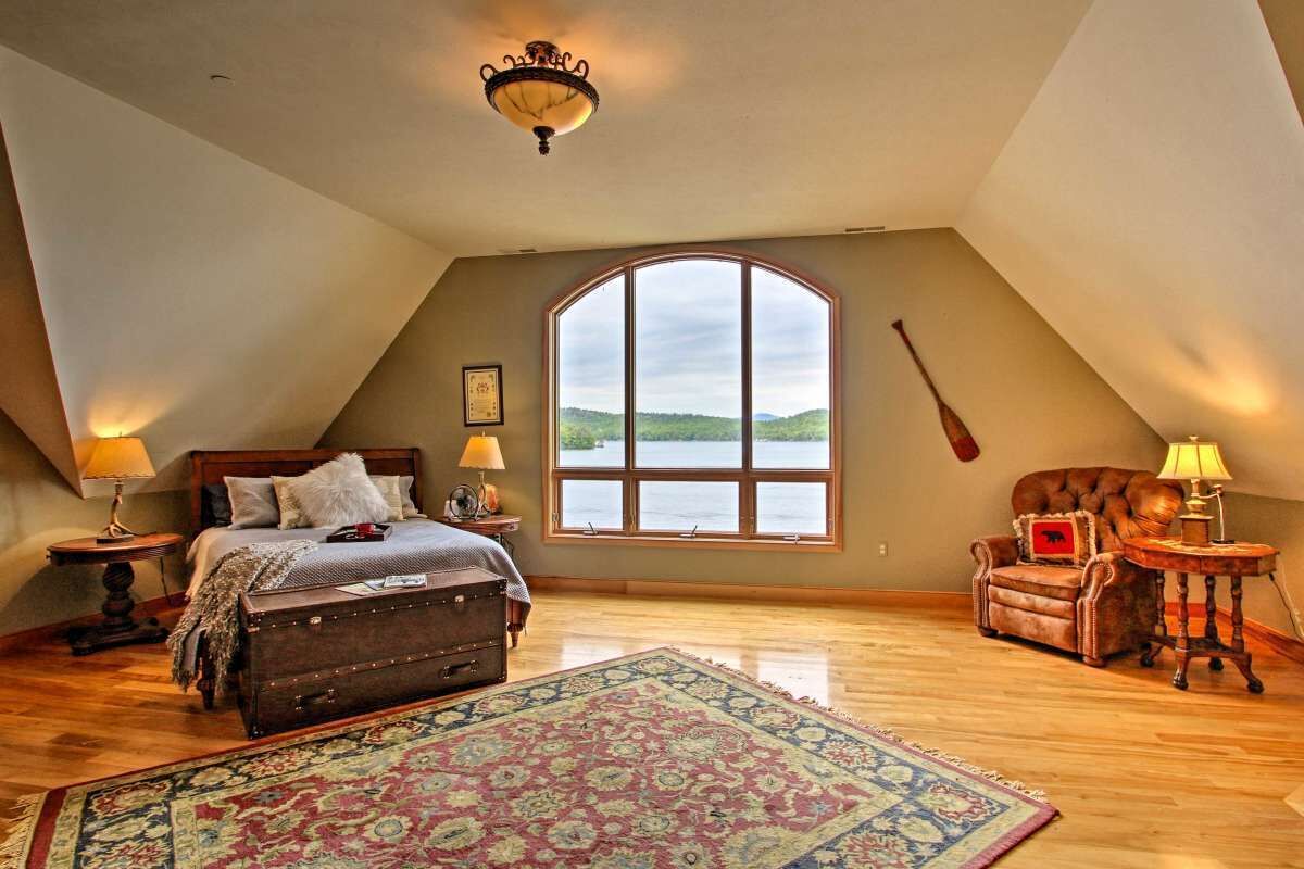 LAKEFRONT WITH MOVIE THEATRE AND DOCK ALTON BAY NH 