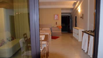 1 Schlafzimmer, Reisekinderbett, kostenloses WLAN, Bettwäsche