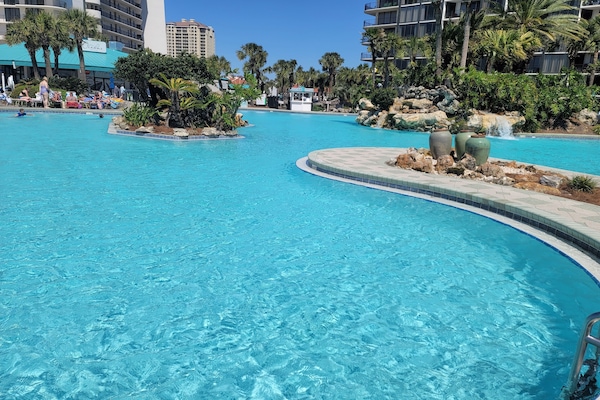 Resort main pool view