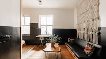 Hypo-allergenic bedding, individually decorated, individually furnished