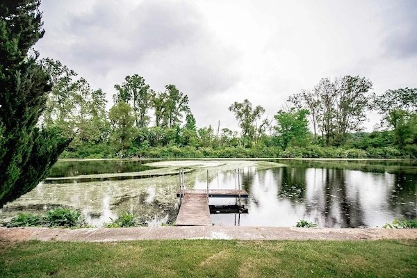 View of canal from yard