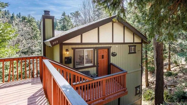 Property grounds - Getaway in Lake Arrowhead - Hot Tub, Views, Fireplace, EVchg (Lake Arrowhead)