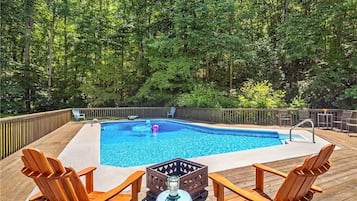 Una piscina riscaldata