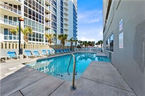Indoor pool, a heated pool
