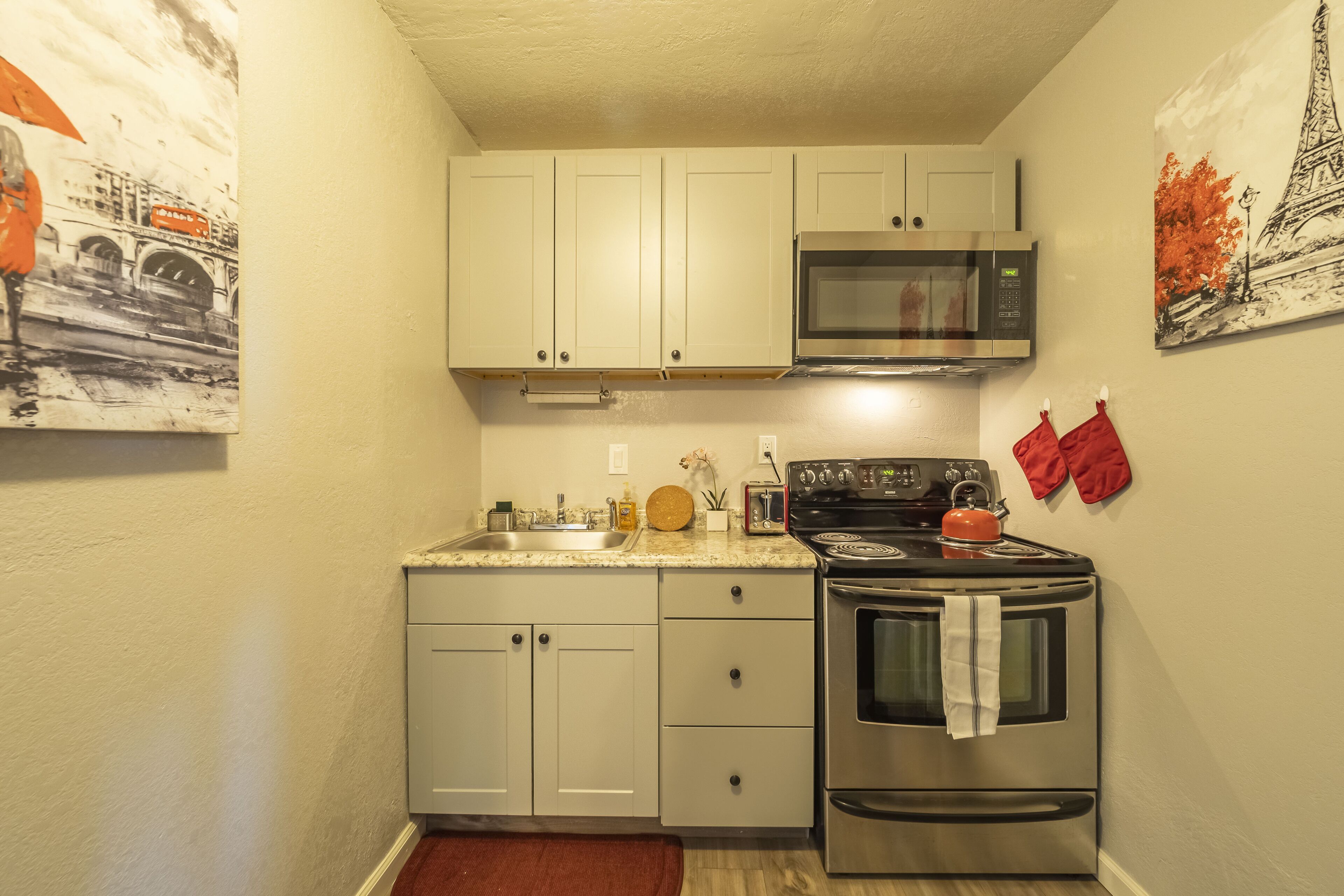 Modern studio in Carmichael | Netflix | Work Desk