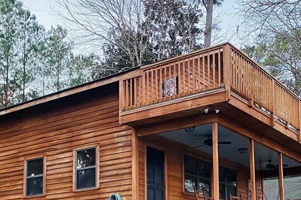 River Cross Lodge Cypress Loblolly Cabin Overlooking The Altamaha River