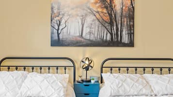 2 bedrooms, desk, iron/ironing board, free WiFi