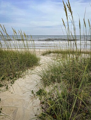 On the beach