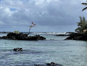 Beach nearby, sun-loungers, beach towels