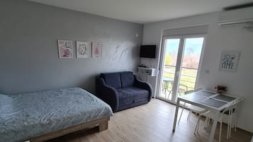 1 habitación, cuna de viaje, wifi y ropa de cama