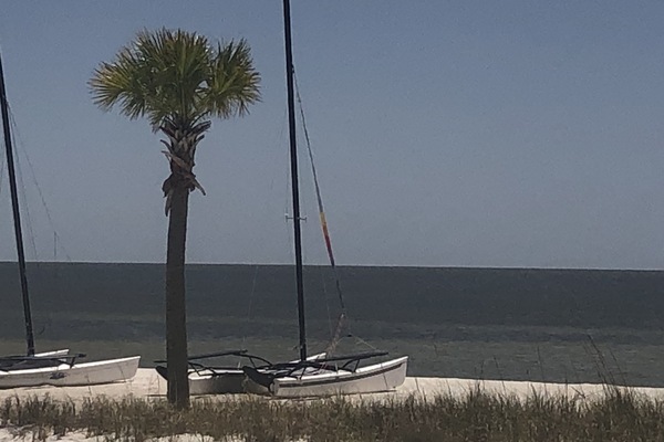 Beachview to left of back deck