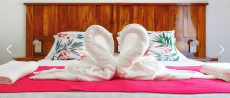 2 slaapkamers, beddengoed