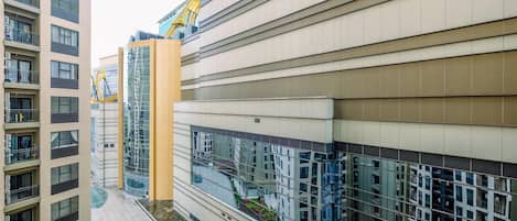 Vue depuis l’hébergement