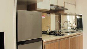 Chambre | Cuisine privée | Réfrigérateur, plaque de cuisson