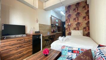 Kamar | 1 kamar tidur, Wi-Fi gratis, dan seprai linen