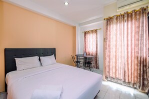 1 غرفة نوم وملاءات أسرّة