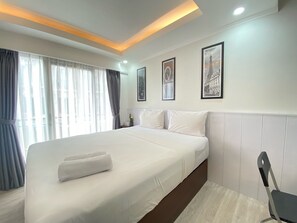 Kamar | 1 kamar tidur, Wi-Fi gratis, dan seprai linen