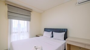 Kamar | 1 kamar tidur, Wi-Fi gratis, dan seprai linen