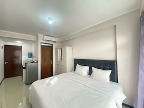 ルーム | 1 室のベッドルーム、WiFi (無料)、ベッドシーツ
