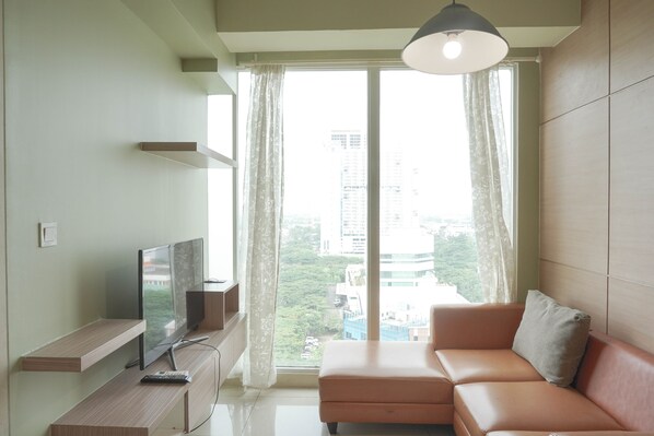 Living room - Nice And Stylish 1Br At Tree Park City Bsd Apartment (Tangerang)