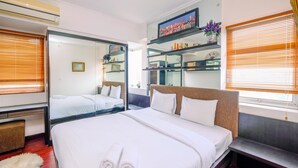 ห้องพัก | 2 ห้องนอน, Wi-Fi ฟรี, ผ้าปูที่นอน
