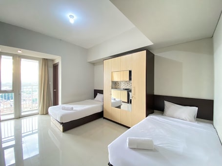 1 habitación, wifi gratis y ropa de cama