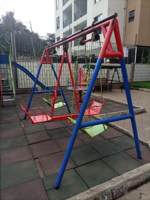Children’s play area – outdoor - Stay.Plus Mideya Suites Kileleshwa (Nairobi)