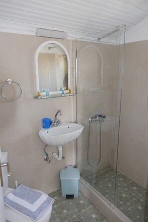 Estudio estándar | Baño | Ducha y toallas