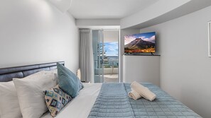 2 عدّة غرف نوم وواي فاي وملاءات أسرّة