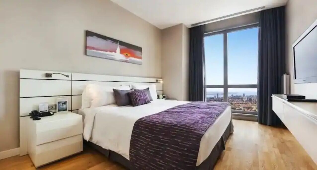 1 Bedroom Sea View 41. Floor Sisli Bomonti Central Daily Rental